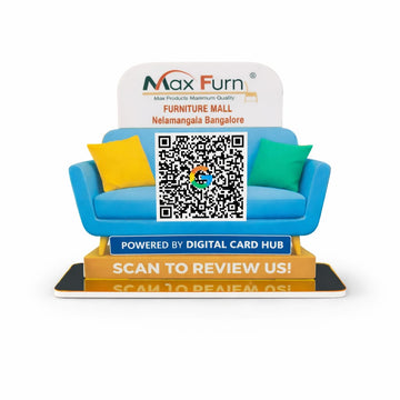 1QR Standee (Sofa Shape Furniture Standee)