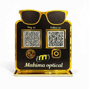 2Qr Stand (Optical Shop Standee)