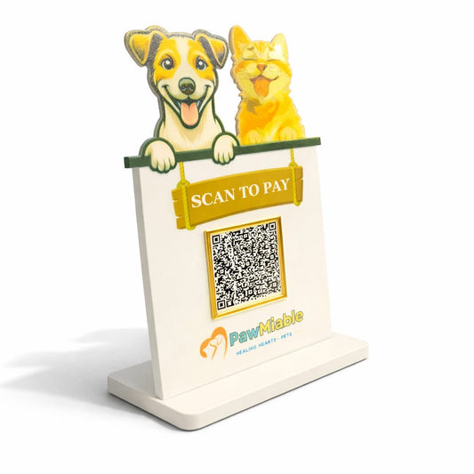 1QR standee  (Dog & Cat Theme)