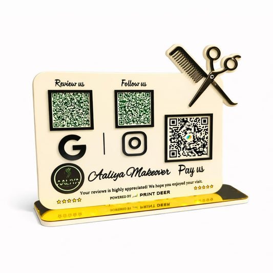 3QR Standee (Salon Standee)