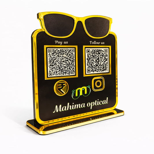 2Qr Stand (Optical Shop Standee)