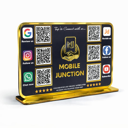 6QR Social Media Standee