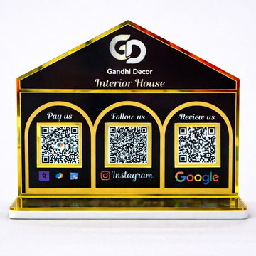 3QR Standee (Interior House Theme)