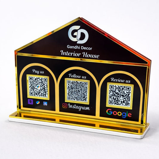 3QR Standee (Interior House Theme)