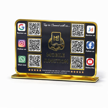 6QR Social Media Standee
