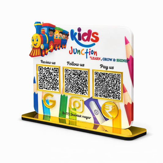 3QR Standee (School Theme – Kids Junction)