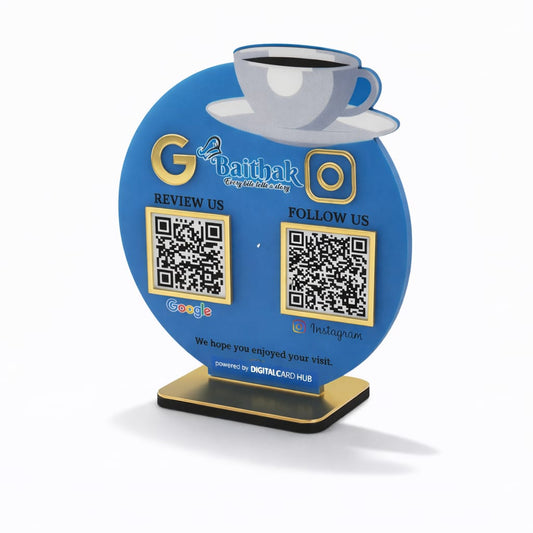 2QR Standee (Tea Café Specific QR Standee )