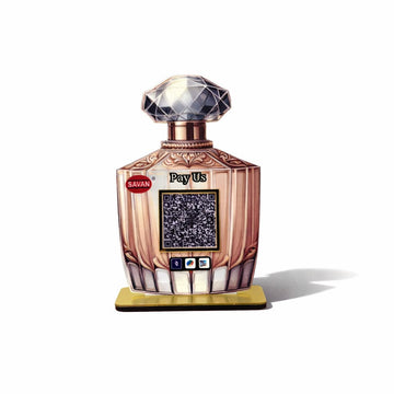 1QR Perfume Shape Standee