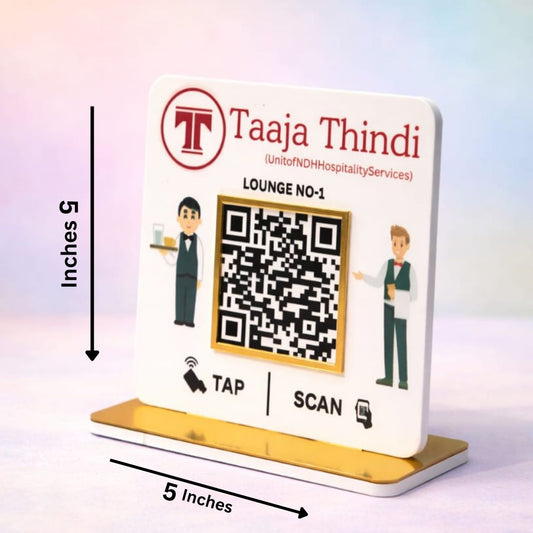 1QR Standee (Restaurant Menu Standee)